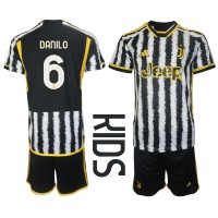 Juventus Danilo Luiz #6 Replica Home Minikit 2023-24 Short Sleeve (+ pants)